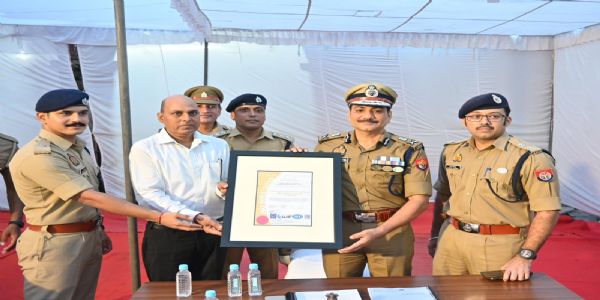 वाराणसी के थाना चौक को मिला आईएसओ-9001:2015 प्रमाणपत्र