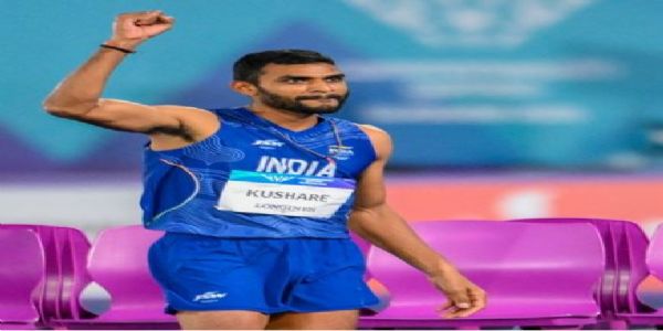 एशियाई खेल 2026 - सरवेश कुशारे को हाई जंप में रजत