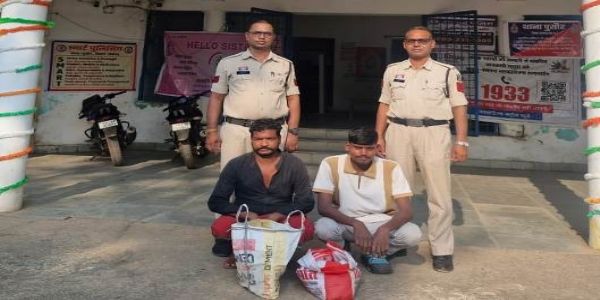 ऑपरेशन आघात के तहत पुसौर पुलिस ने किया अवैध शराब के साथ दो आरोपित गिरफ्तार