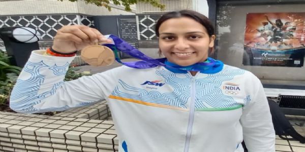 एशियन खेल-2026 में पदक जीतने के बाद पिंकी ने कहा-अब रुकने वाली नहीं