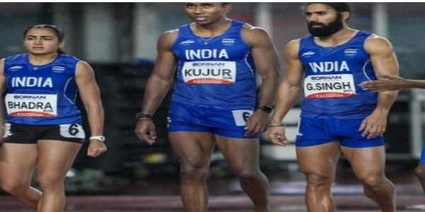 एशियन खेल : भारत ने मिश्रित 4x100 मीटर रिले में जीता कांस्य, बनाया नया राष्ट्रीय रिकॉर्ड