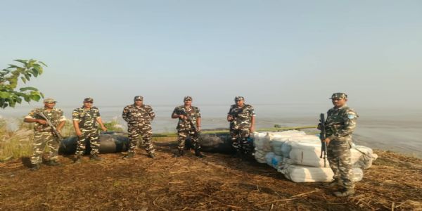 सीमा क्षेत्र में एसएसबी की बड़ी कार्रवाई, 401 किलो गांजा बरामद