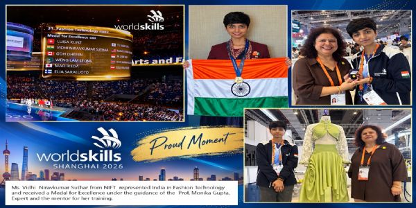 फैशन टेक्नोलॉजी, डिजिटल इंटरेक्टिव मीडिया डिजाइन, रिटेल सेल्स में निफ्ट के छात्र रहे आगे