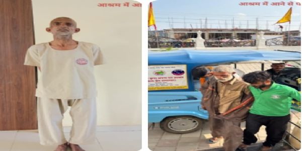 रातू रोड से असहाय व्यक्ति का रेस्क्यू, आश्रम में निराश्रितों की संख्या 43