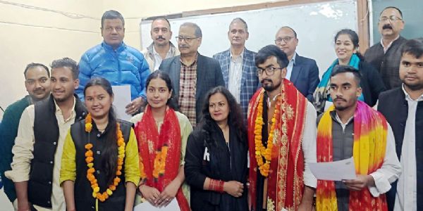 डीएसबी छात्रसंघ अध्यक्ष पद पर भानु प्रताप सिंह चौहान विजयी
