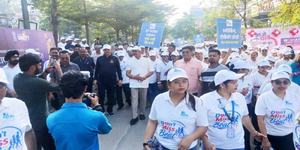 विश्व हृदय दिवस पर स्वास्थ्य मंत्री जायसवाल के नेतृत्व में निकली मेगा जागरूकता रैली
