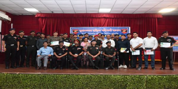 सप्त शक्ति कमांड मुख्यालय द्वारा हिंदी पखवाड़े का उत्सव मनाया