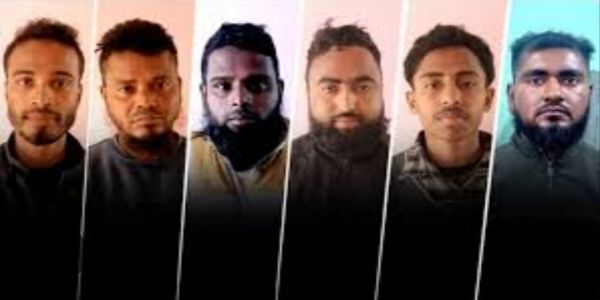 Images of the re-arrested accused. Images of the re-arrested accused.