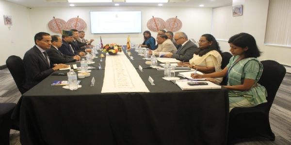 नेपाल और श्रीलंका के विदेशमंत्रियों की बैठक नेपाल और श्रीलंका के विदेशमंत्रियों की बैठक