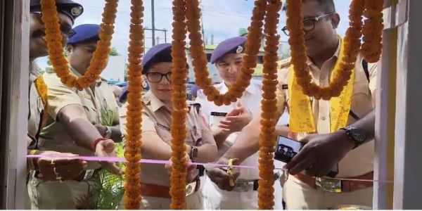 नया ट्रैफिक बूथ का उद्घाटन, मजबूत होगी यातायात निगरानी