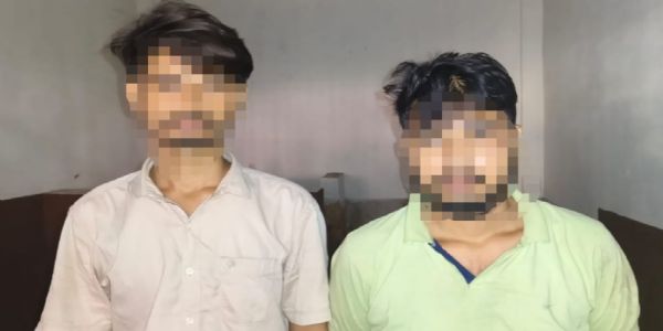 रेलवे कॉलोनी के पास स्मैक बेचते दो युवक गिरफ्तार, नशीला पदार्थ बरामद