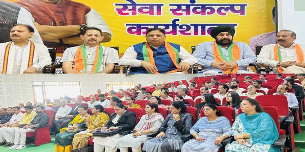 जम्मू साउथ में ‘सेवा संकल्प अभियान’ को लेकर भाजपा की कार्यशाला