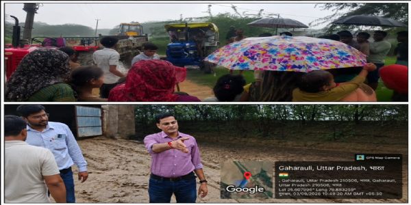 हमीरपुर : गोवंश की मौतों के बाद गौशाला पहुंची जांच टीम, ग्रामीणों ने घेरा