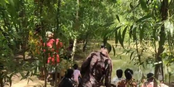केशियाड़ी के कुसुमपुर में तालाब में डूबे युवक का शव बरामद