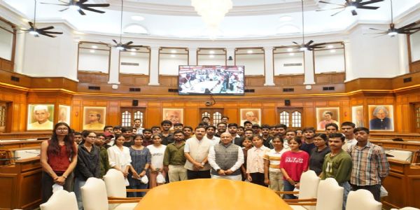 दिल्ली व असम के विधानसभा अध्यक्षों ने विधायी आधुनिकीकरण पर विचारों का किया आदान-प्रदान