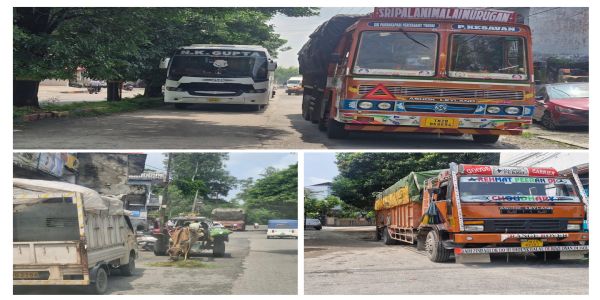 कठुआ शहर में चरमराई यातायात व्यवस्था-मुख्य मार्गों पर खड़े ट्रक बन रहे जाम का कारण, नो-एंट्री व्यवस्था लागू करने की मांग