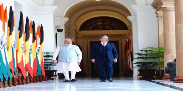 प्रधानमंत्री के साथ बेल्जियम के प्रधानमंत्री हैदराबाद हाउस में प्रधानमंत्री के साथ बेल्जियम के प्रधानमंत्री हैदराबाद हाउस में