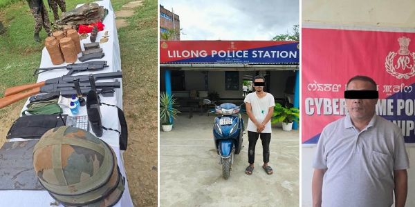 मणिपुर पुलिस द्वारा चलाए गये अभियानों से संबंधित फोटो मणिपुर पुलिस द्वारा चलाए गये अभियानों से संबंधित फोटो