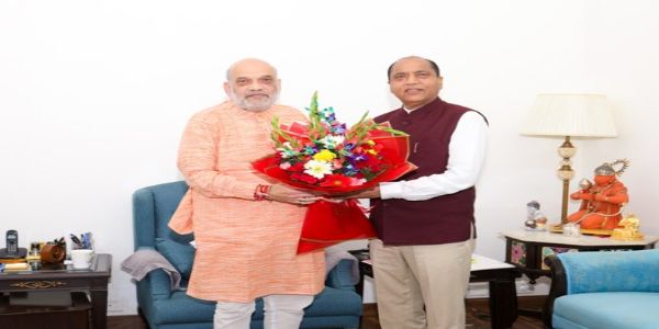 जयराम ठाकुर ने अमित शाह और भूपेंद्र यादव से की शिष्टाचार भेंट