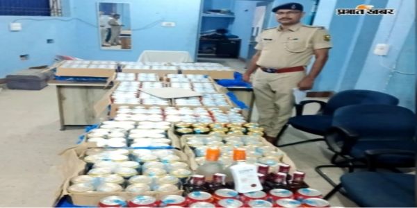नवादा के होटल में छापेमारी, 224 लीटर बियर बरामद, तीन गिरफ्तार