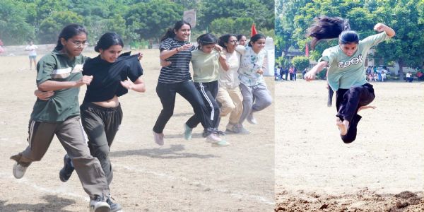 गुरुग्राम: राजकीय कन्या कालेज सेक्टर-14 की बेस्ट एथलीट बनीं निशा यादव