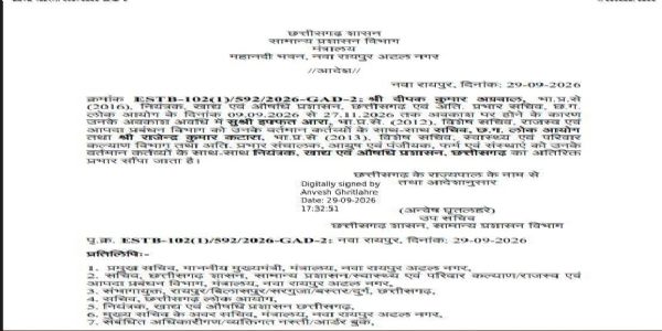 नियंत्रक, खाद्य एवं औषधि प्रशासन विभाग का अतिरिक्त प्रभार आईएएस राजेंद्र कुमार कटारा को सौंपा गया