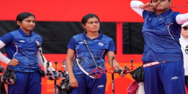 चिकिथा तनिपर्थी, पृथिका प्रदीप और ज्योति सुरेखा वेन्नम ने भारत के लिए स्वर्ण पदक जीता चिकिथा तनिपर्थी, पृथिका प्रदीप और ज्योति सुरेखा वेन्नम ने भारत के लिए स्वर्ण पदक जीता