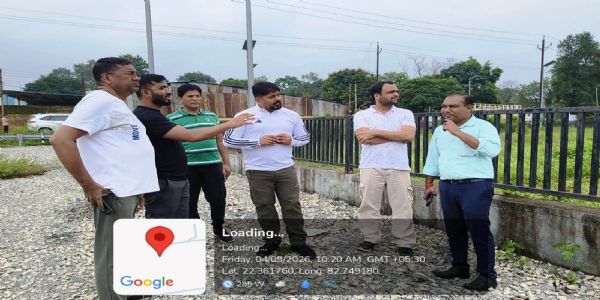 इंडस्ट्रियल एरिया में बड़े पैमाने पर होगा वृक्षारोपण, आयुक्त ने किया स्थल निरीक्षण