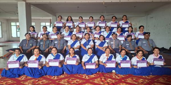 गुरु तेग बहादुर सीनियर सेकेंडरी स्कूल में सात दिवसीय बेसिक स्काउट व गाइड कोर्स