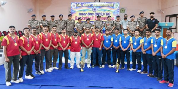 सीआरपीएफ बास्केटबॉल प्रतियोगिता में 197 वीं बटालियन बना विजेता