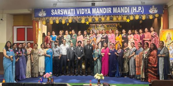 सरस्वती विद्या मंदिर में शिक्षक दिवस समारोह का आयोजन