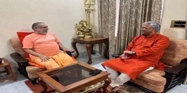 संतों का सानिध्य सदैव प्रेरणा और मार्गदर्शन का स्रोत : त्रिवेंद्र रावत
