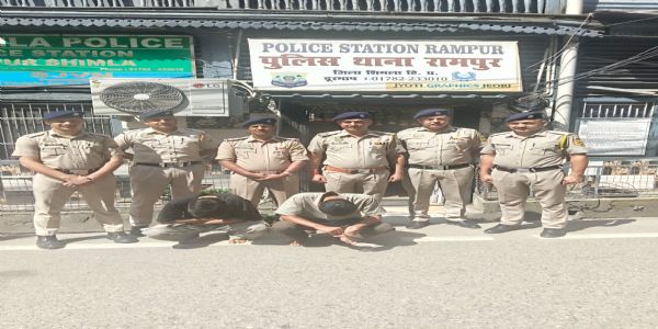 रामपुर में दो मामलों में 13 ग्राम चिट्टा बरामद, तीन गिरफ्तार