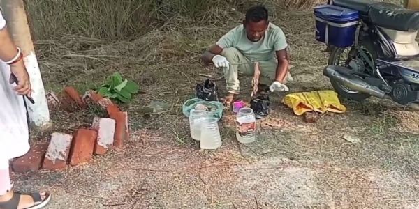 प्रतिबंधित मांस बरामद, विहिप कार्यकर्ताओं ने एक व्यक्ति को पकड़ा
