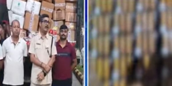 सोनापुर टोलगेट के पास बड़ी मात्रा में शराब जब्त