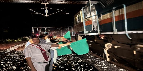 अजमेर रेल मंडल : सोजत रोड से पहली बार शुरू हुआ लाइमस्टोन का लदान