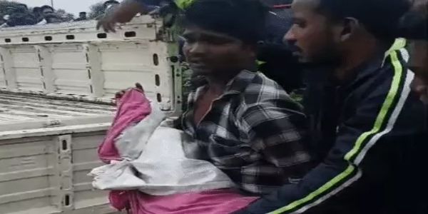 इंदौर में बायपास पर ट्रक ने बाइक सवार दंपती को मारी टक्कर, पत्नी की मौत, ट्रक चालक फरार