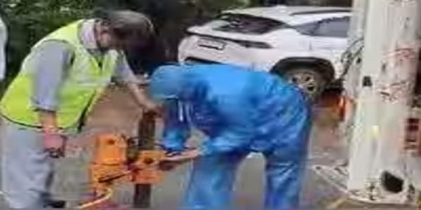 हाईवे किनारे अवैध शराब और नकली पेट्रोल बनाने की आशंका, बड़ी मात्रा में ज्वलनशील पदार्थ बरामद