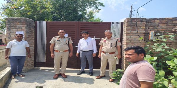 फतेहाबाद : नशा तस्कर का 60 लाख का तीन मंजिला मकान कुर्क