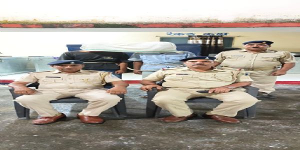 ज्वेलरी शॉप से चोरी मामले में दो आरोपित गिरफ्तार
