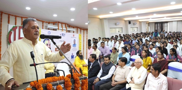 आईईएस विश्वविद्यालय में आयोजित हुआ छात्र-संवाद कार्यक्रम