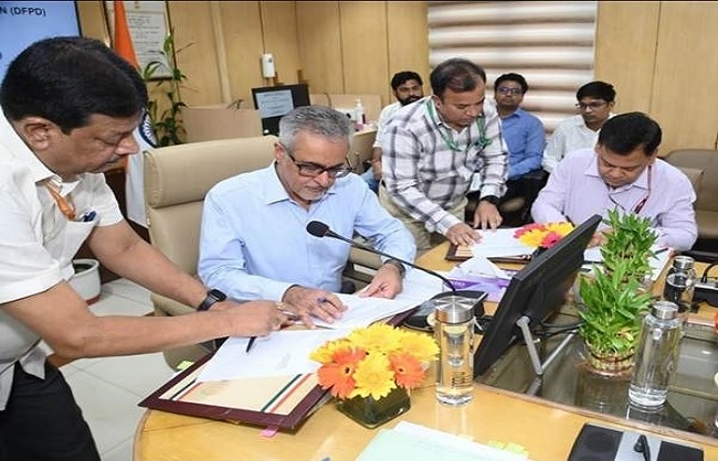 डीएफपीडी और एफसीआई के बीच समझौते का जारी फोटो