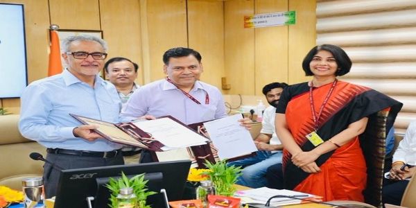 डीएफपीडी और एफसीआई के बीच समझौते का जारी फोटो
