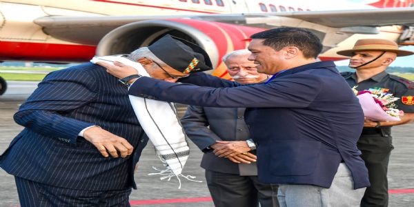 दो दिवसीय दौरे पर इटानगर पहुंचे उपराष्ट्रपति