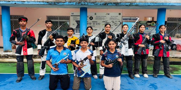 स्कूल गेम्स फेडरेशन ऑफ इंडिया में खूंटी राइफल शूटिंग क्लब के 11 शूटरों का चयन